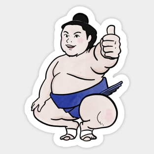 Sumo Wrestler Tobizaru Sticker